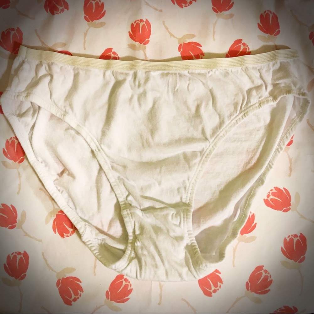 NWOT Just Be White Cotton Binkini Panties Sz 8